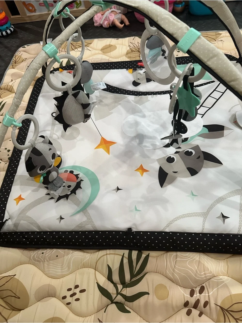 Tiny Love Black & White Baby Activity Gym Play Mat